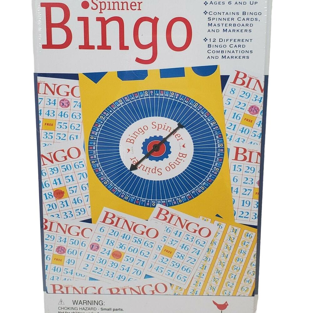 2001 Cardinal Spinner Bingo Game Premier Edition Sealed